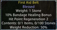 First Aid Belt