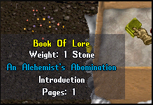 lore book