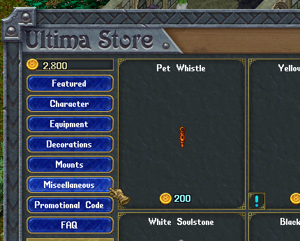 Ultima Store – Ultima Online