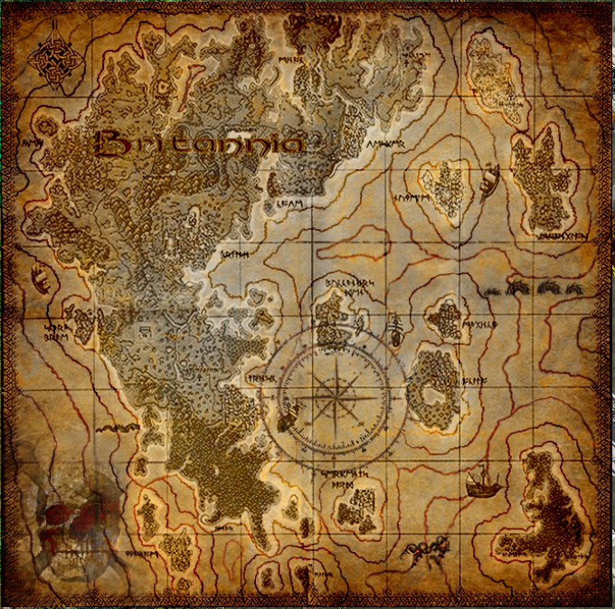 Pirate Wall Map