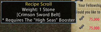 Crimson Sword Belt