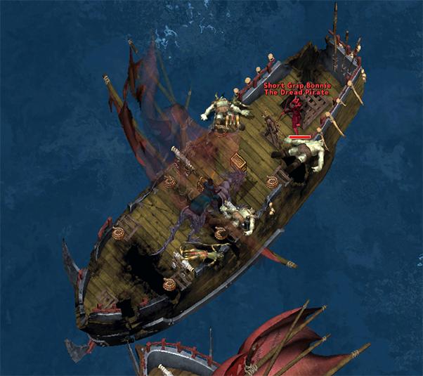 Scuttled Pirate Ship