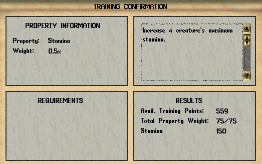 Intensity weight .5, 75 total weight