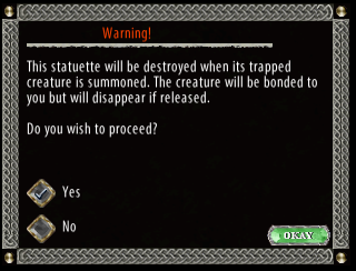 Triton Statue Warning